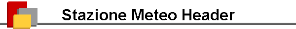 Stazione Meteo Header